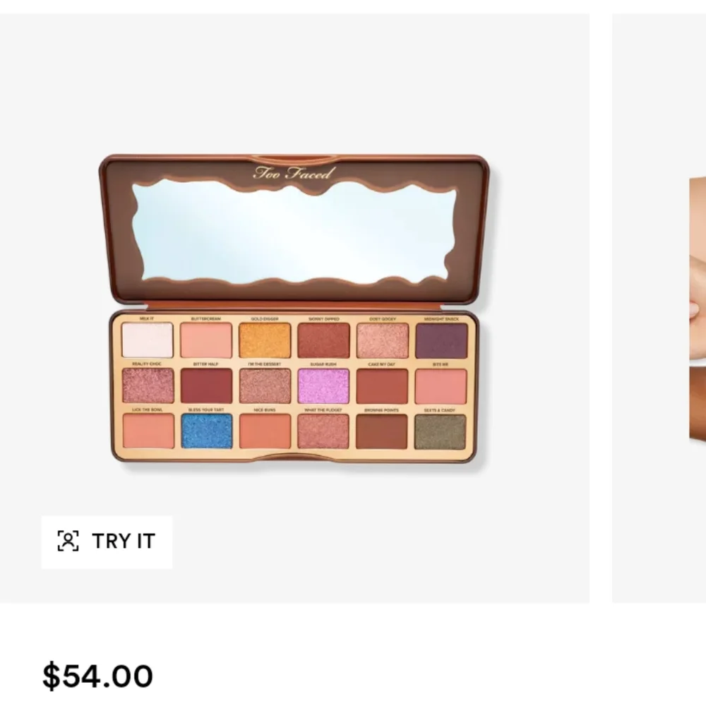 Too faced better than Chocolate palette new